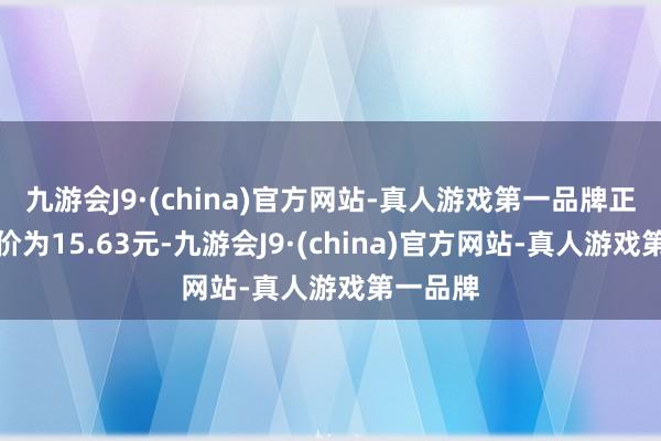 九游会J9·(china)官方网站-真人游戏第一品牌正股最新价为15.63元-九游会J9·(china)官方网站-真人游戏第一品牌